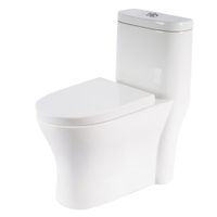 Sanitario Asiento Elongado Blanco Brillante