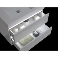 Mueble con Lavamanos Empotrable Selene Blanco