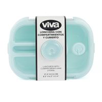 Caja para Lonchera con Compartimientos Colores Surtidos