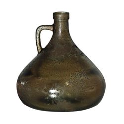 Jarrón de Vidrio con Asa 17.5 Cm
