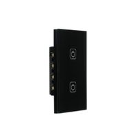 Interruptor Doble Smart Negro