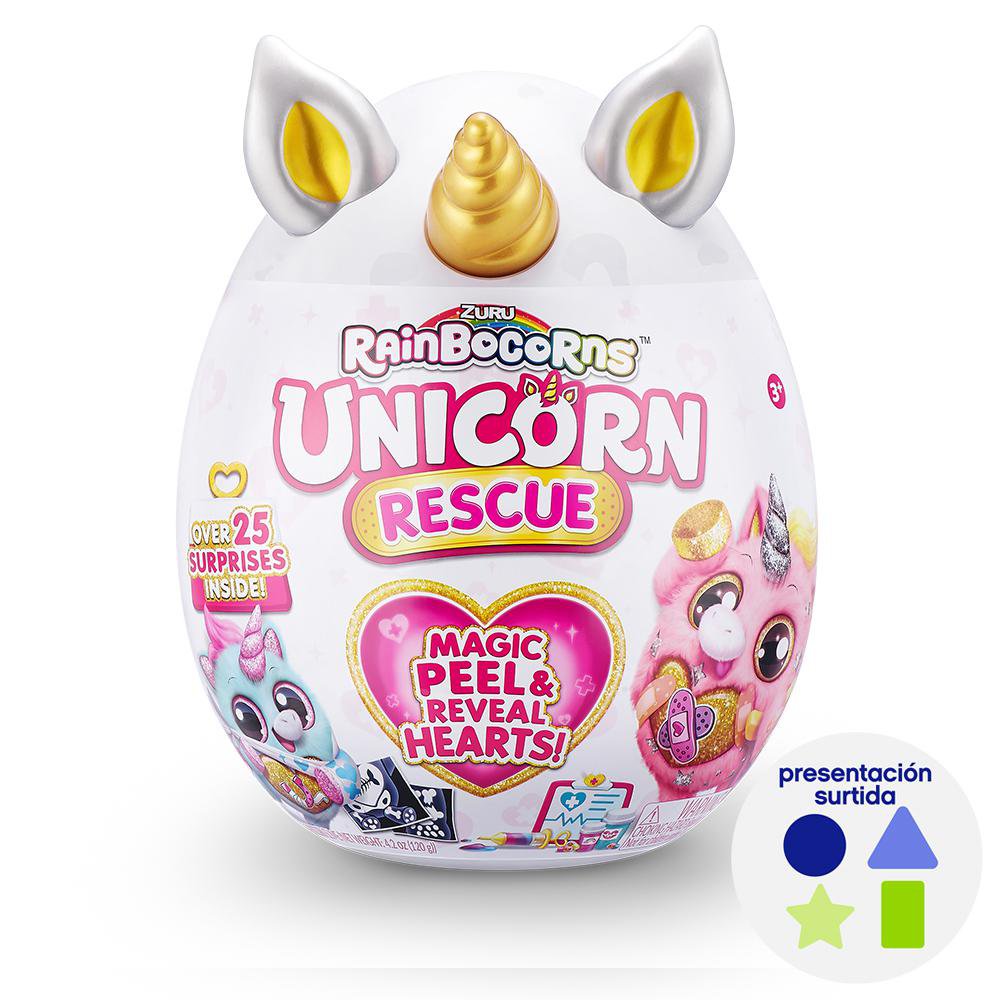 Figura Sorpresa Rainbocorns Unicorn Rescue con 25+ Sorpresas 3+ Años Presentación Surtida…