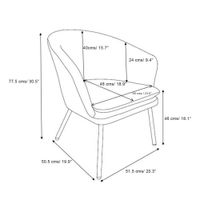 Silla Dixi 68x64x78 Cm - Varios Colores