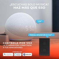 Interruptor Doble Smart Negro