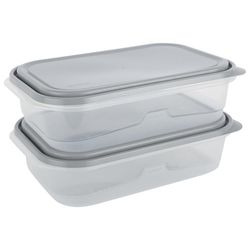 Contenedor Rectangular Extra Grande 2 Uds