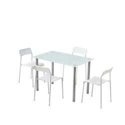Set de Comedor Mariana Blanco 4 Personas