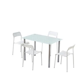 Set de Comedor Mariana Blanco 4 Personas