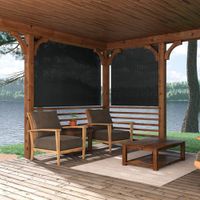 Lona Enrrollable para Exterior de 6x8 Pie 95% Uv