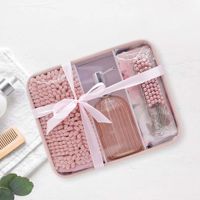Set de 16 Piezas para Baño Rosa
