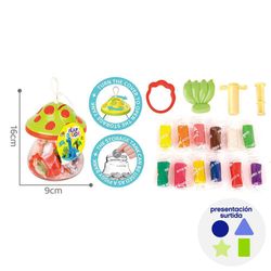 Set de Plasticina con Accesorios 12 Pzas