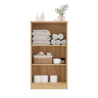 Mueble Multiusos Acabado Natural y Blanco