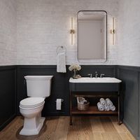 Sanitario de Dos Piezas con Diseño Clásico Provence II Asiento Elongado Blanco