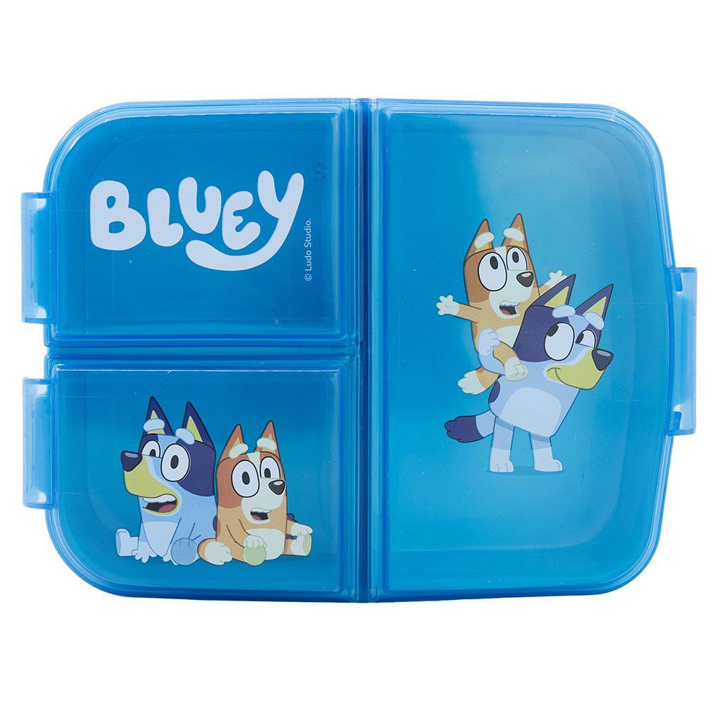 Sandwichera para Alimentos con Compartimentos Diseño Bluey