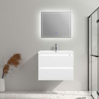 Mueble con Lavamanos Empotrable Selene Blanco 74.20X47.40X50 Cm