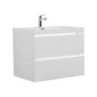 Mueble con Lavamanos Empotrable Selene Blanco 74.20X47.40X50 Cm