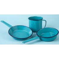 Batería de Cocina Turquesa Huasteca Azul 9 Pzas - Cinsa