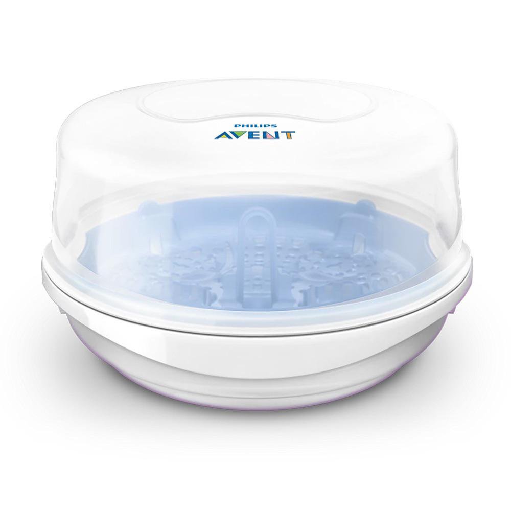 Esterilizador de Pachas a Vapor para Microondas con Capacidad para 4 Unidades y Accesorios…