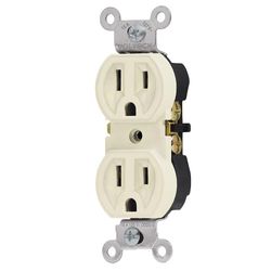 Tomacorriente Toma 5-15R Doble Ivory - Volteck
