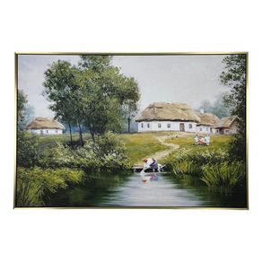 Cuadro con Marco Casa del Lago 82.6 X 122.6 Cm