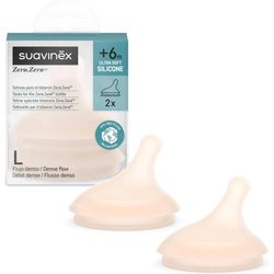Set de 2 Tetinas Zero Flujo Denso 6+ Meses- Suavinex