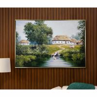 Cuadro con Marco Casa del Lago 82.6 X 122.6 Cm