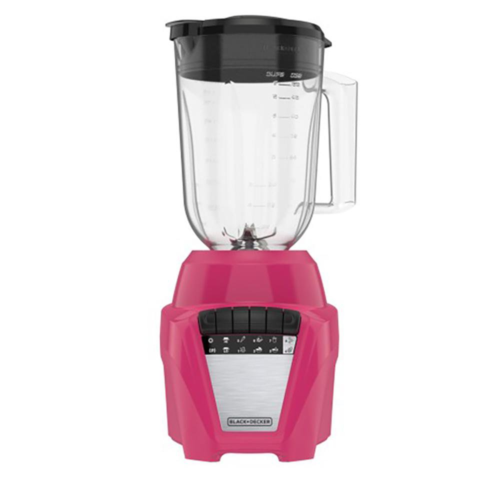 Licuadora con Jarra de Plástico de 700 W y 8 Velocidades Color Fucsia Licuadora de 8 Veloc…