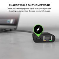 Adaptador USB-C a Ethernet + Carga