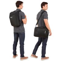 Mochila Convertible a Maletin Negra 17 L