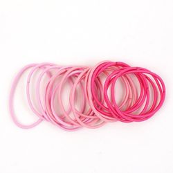 Set de Colas para Cabello Rosa 18 Pzas - Viva