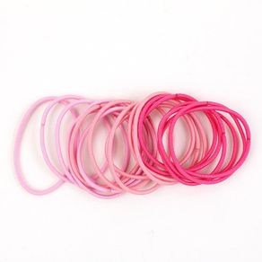 Set de Colas para Cabello Rosa 18 Pzas - Viva