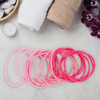 Set de Colas para Cabello Rosa 18 Pzas - Viva