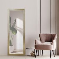 Espejo Decorativo Dorado 60x180 Cm