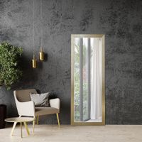 Espejo Decorativo Dorado 60x180 Cm