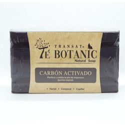Jabón en Barra Carbón Activado 200 G - Té Botanic