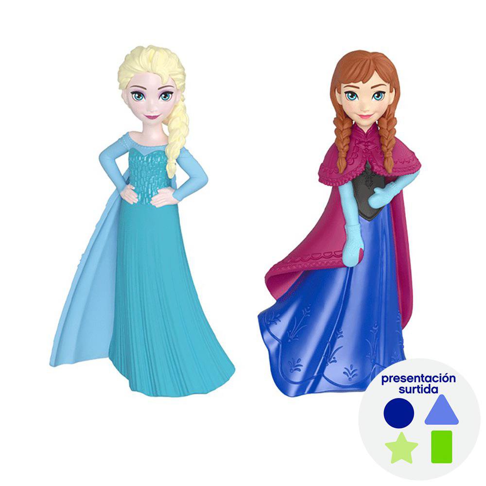 Muñeca Disney Frozen Mini Reinas de 7.5 Cm 3+ Años Diseños Surtidos Muñeca Mini Reina de F…