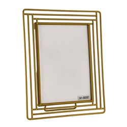 Marco de Fotos Metálico Dorado 18.5X2.1X23.7 Cm
