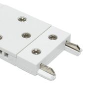 Conector Recto en Color Blanco