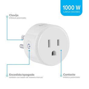 Tomacorriente de Encendido Inalámbrico Wi-Fi