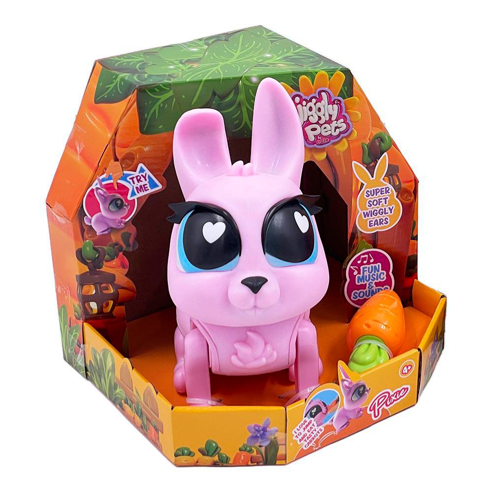 Mascota Interactiva Jiggly Pets Pixie Conejo con Música y Sonidos 4+ Años Jiggly Pets Cone…