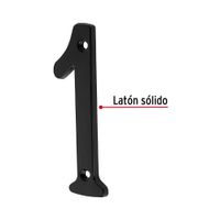 Número de Latón Sólido 10 Cm - Varios Diseños