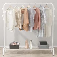 Colgador de Ropa Blanco Tipo Perchero