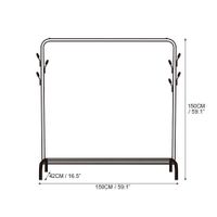 Colgador de Ropa Blanco Tipo Perchero
