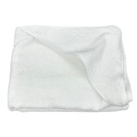 Toalla con capucha blanca