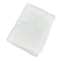 Toalla con capucha blanca
