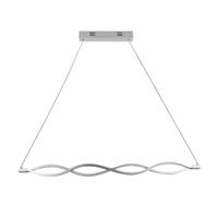 Lámpara LED Colgante Diseño Aros Satinado