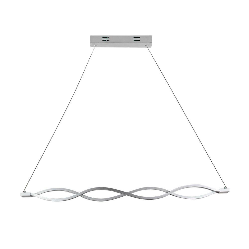 Lámpara Colgante LED Velorum de 94 cm Luz Cálida 22 W Acabado Satinado