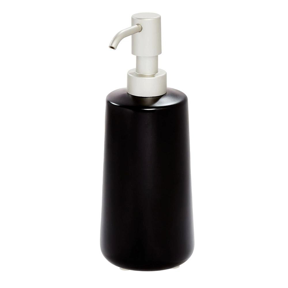 Dispensador de Jabón 12 Oz Eco Vanityde Cerámica Color Negro