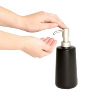 Dispensador de Jabón Eco Vanity Negro 12 Oz