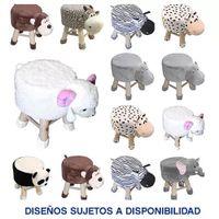 Banquito Infantil Animalitos Diseños Surtidos - Baby Mink