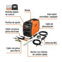Soldadora Multiproceso De 200A - Truper Expert
